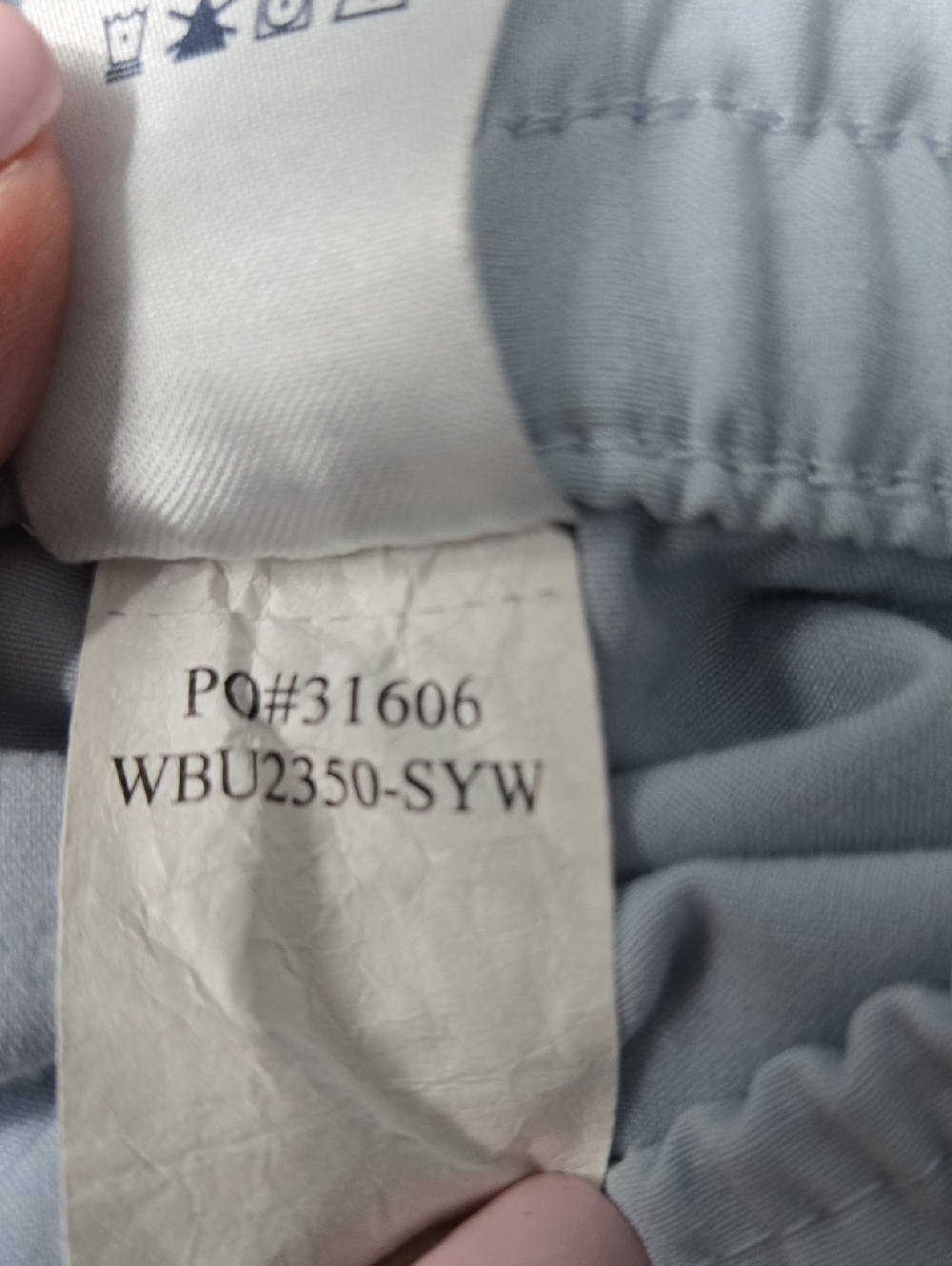 FAHERTY Casual Day Short Light Blue Elastic-Waist Front/Back Pockets Sz LARGE - Picture 9 of 10